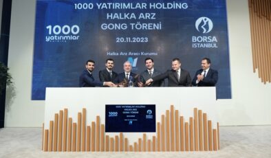 Borsa İstanbul’da gong,1000 Yatırımlar Holding için çaldı   