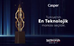 Casper, Tech Brands Turkey’de En Teknolojik Bilgisayar Markası Ödülünü aldı.