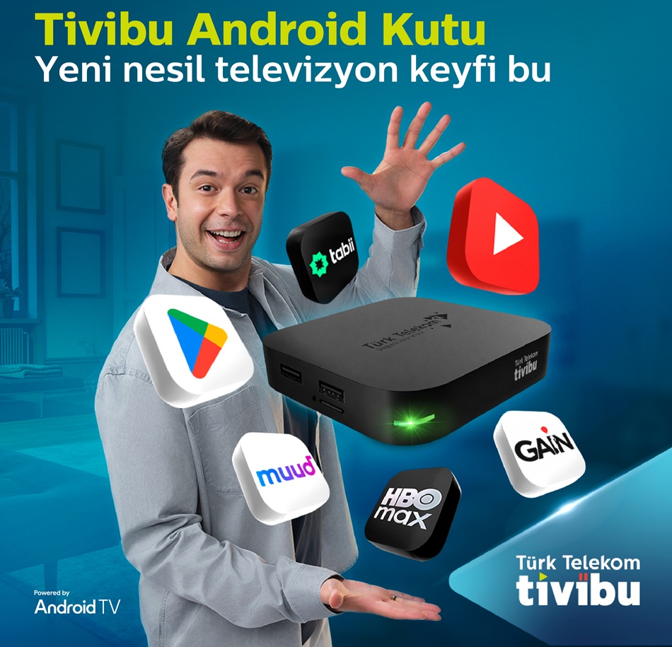Tivibu’nun keyif üssü “Android TV Kutu” ile  televizyon izleme deneyimi zenginleşiyor