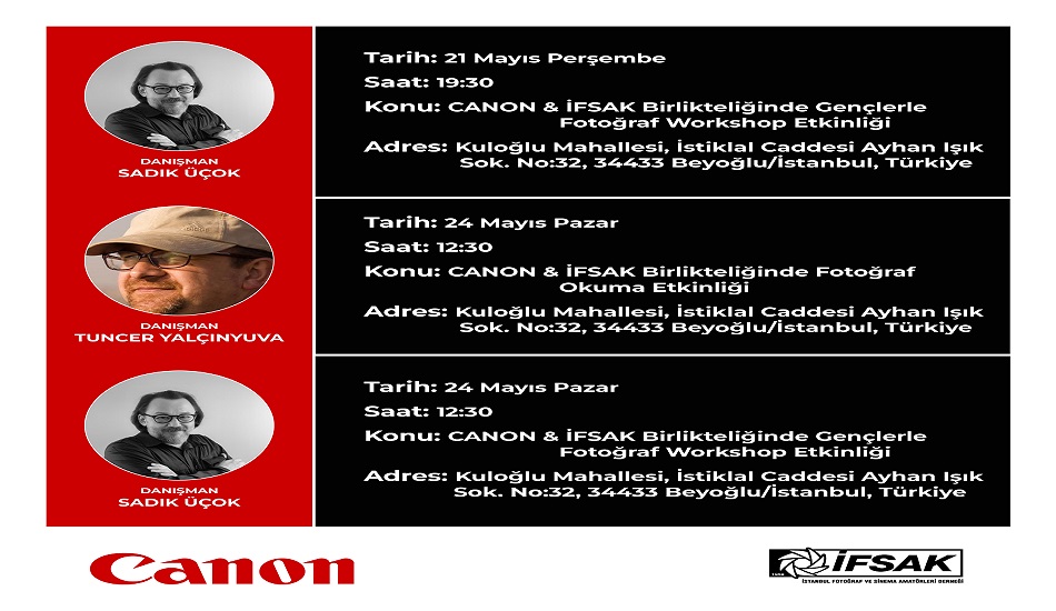 Canon ve İFSAK’tan Genç Yeteneklere İlham Veren Fotoğraf Atölyesi