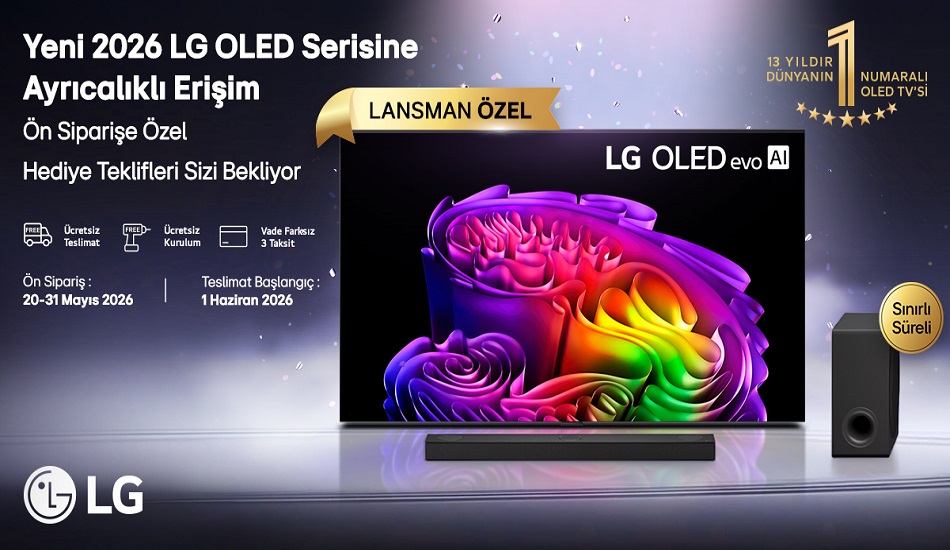 2026 LG OLED TV Serisi Ön Siparişe Açıldı
