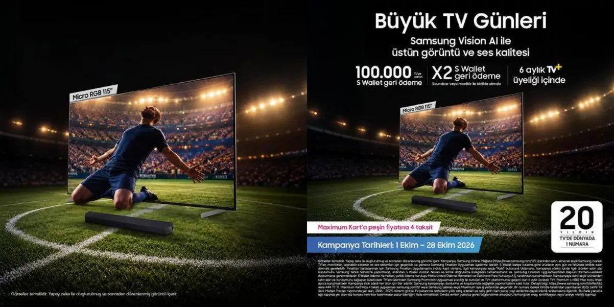 Samsung Büyük TV Günleriyle Ev Eğlencesinde Zirve